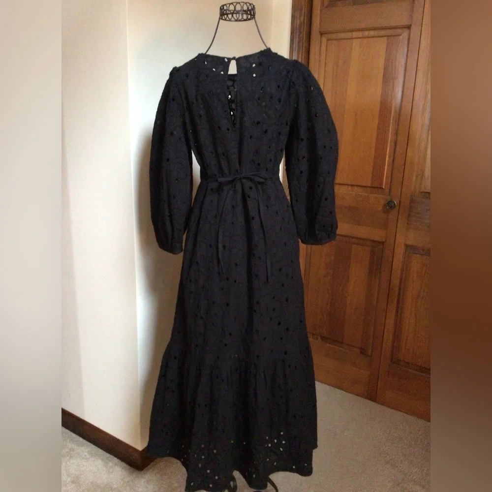 OLIVER BONAS
Broderie Tiered Midi Dress, US size 2, New without tags - Picture 5 of 12